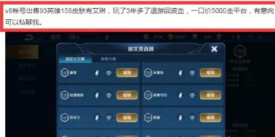 王者荣耀：玩家93英雄满铭文账号喊价5000，展示背包后无人问津对此你怎么看