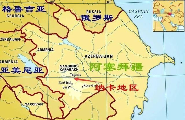 阿塞拜疆和亚美尼亚俄罗斯支持谁图21
